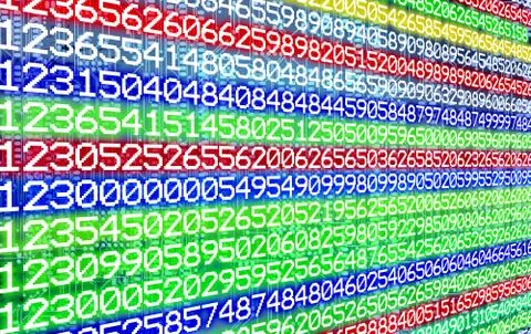 Numbers background Stock Photos