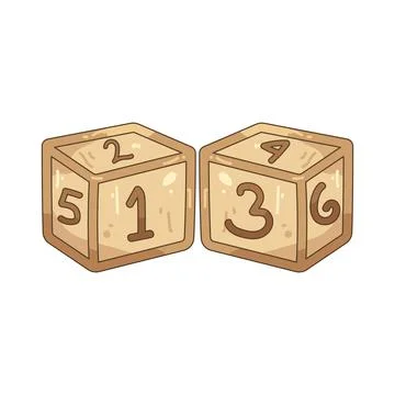 Numbers blocks Stock Illustration