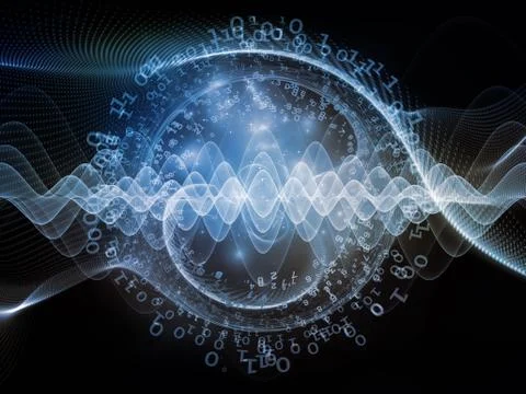 Numbers of Central Wave Stock Illustration