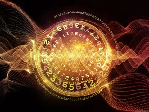 Numbers of Central Wave 스톡 일러스트