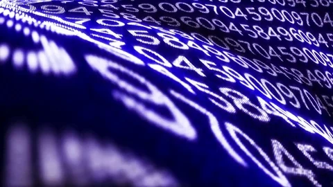 Numbers Code on Carpet Background Animat... | Stock Video | Pond5