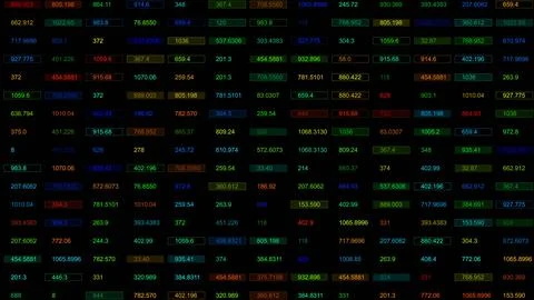Numbers in a column, calculation.Security password digital data code selection 스톡 일러스트