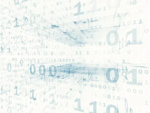 Numbers Composition Stock Illustration