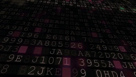 . Numbers of the computer matrix. The concept of coding. Stock Footage 123152195
