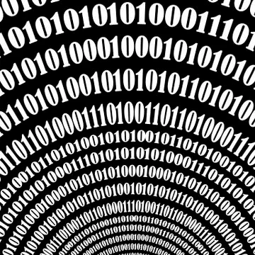 Numbers Concept. Algorithm, Decryption Encoding Stock Illustration