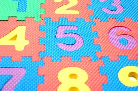 Numbers conception Stock Photos