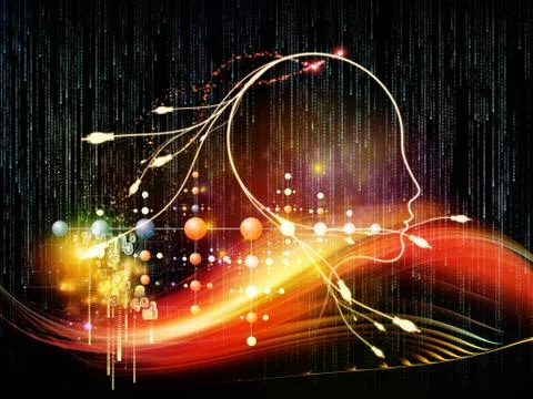 Numbers of Connection Illustrazione stock