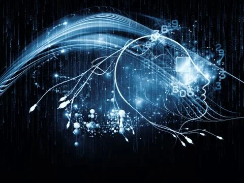 Numbers of Connection 스톡 일러스트