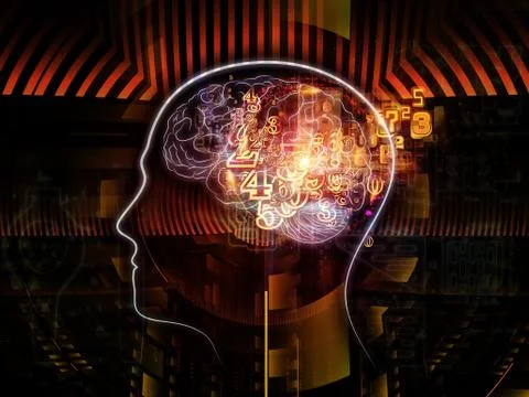 Numbers of Consciousness Stock Illustration