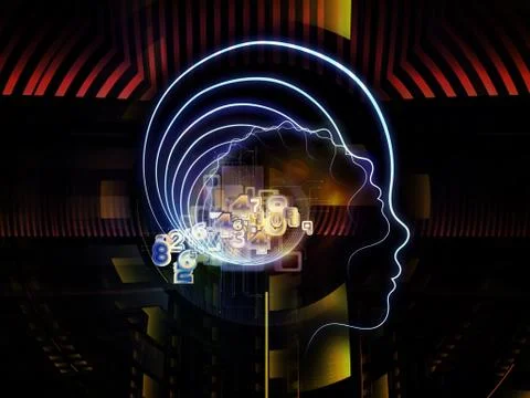 Numbers of Consciousness Stock Illustration