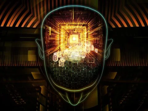 Numbers of Consciousness 스톡 일러스트