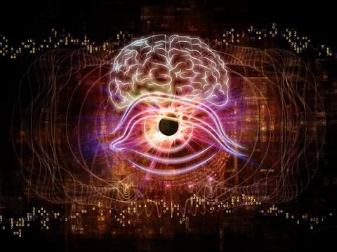 Numbers of Consciousness 스톡 일러스트