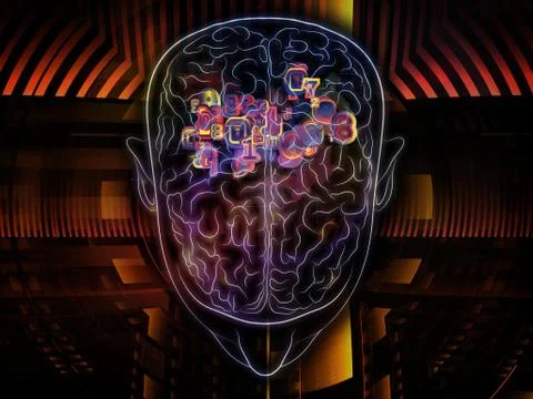 Numbers of Consciousness Stock Illustration