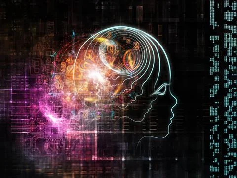 Numbers of Consciousness 스톡 일러스트