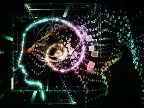 Numbers of Consciousness Illustrazione stock