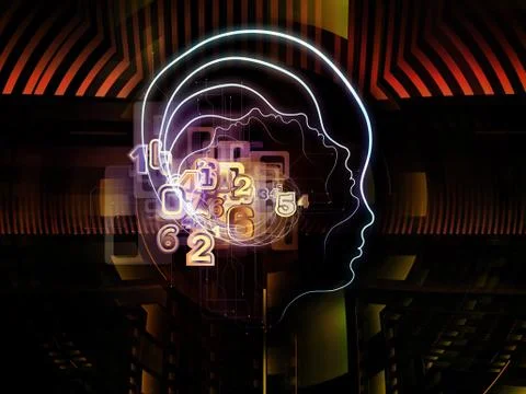 Numbers of Consciousness Illustrazione stock