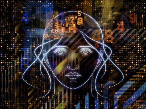 Numbers of Consciousness Stock Illustration