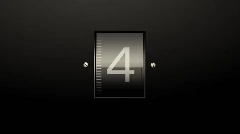 Numbers countdown in technical style Stock Footage 41141458