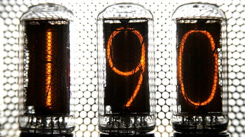 The numbers on the counters are changing rapidly, stopping at the numbers 666 Stock Footage 104169464