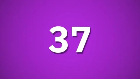 Numbers Counting Down 4K Stock Footage 308579467