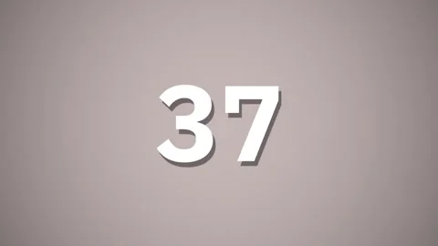 Numbers Counting Down 4K Stock Footage 311302820