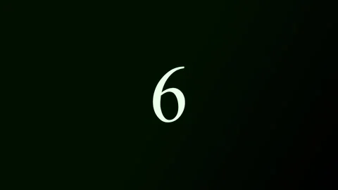 Numbers counting down from ten to zero in a dark cinematic sequence with su.. Stock Footage 342422415