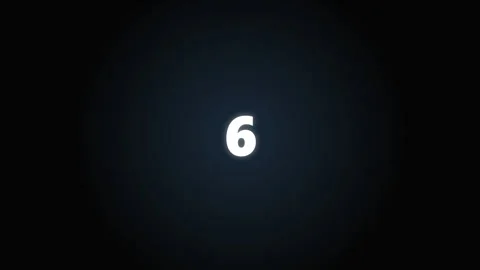 Numbers on Dark Backgrounds Series. Video stock 336964834