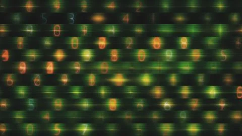 Numbers data abstract background 스톡 일러스트