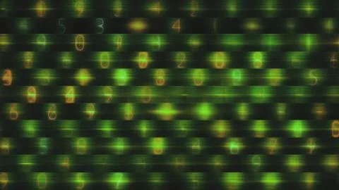 Numbers data abstract background イラスト素材