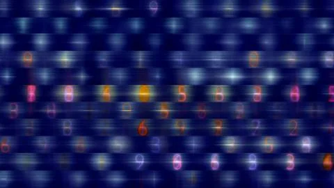 Numbers data abstract background 스톡 일러스트
