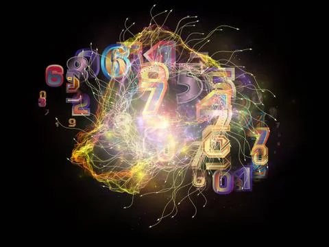 Numbers of Design Element イラスト素材
