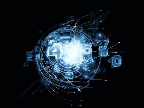 Numbers of Design Element Stock Illustration