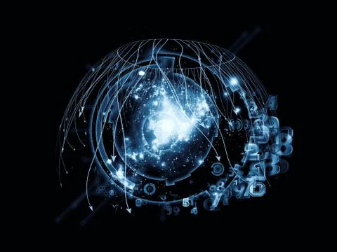 Numbers of Design Element 스톡 일러스트