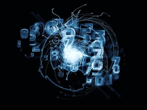 Numbers of Design Element Stock Illustration