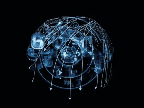 Numbers of Design Element Illustrazione stock