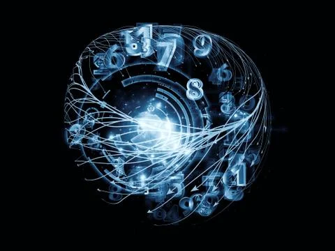 Numbers of Design Element Stock Illustration