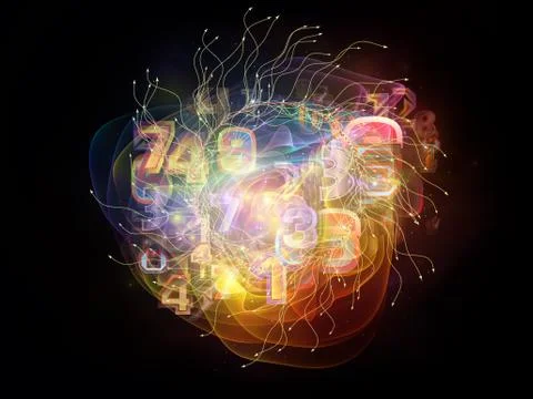 Numbers of Design Element イラスト素材
