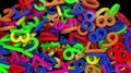 Numbers digits numerals fill screen math calculus school financial 4k 4k or 4k+ Resolution