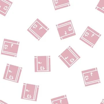 Numbers fear glyph vector seamless pattern Stock Illustration