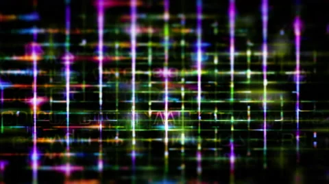 Numbers flicker on an animating grid - Video Background 2275 HD, 4K Stock Footage 61519837