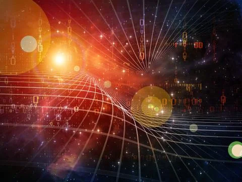 Numbers of Geometry Stock Illustration