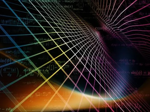 Numbers of Geometry 스톡 일러스트