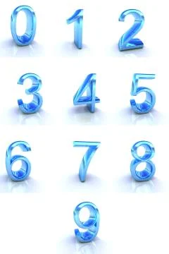Numbers Stock Illustration