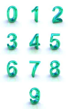 Numbers Stock Illustration