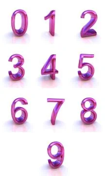 Numbers Stock Illustration