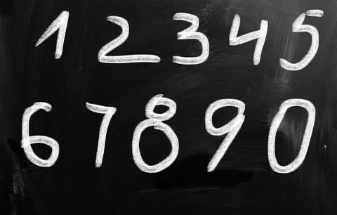 Numbers Stock Illustration