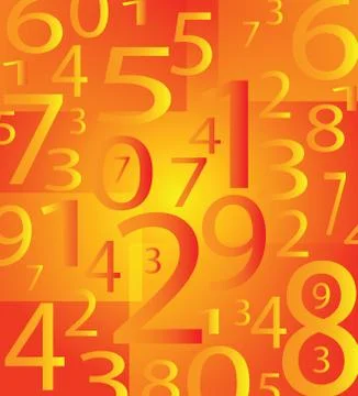 Numbers Stock Illustration