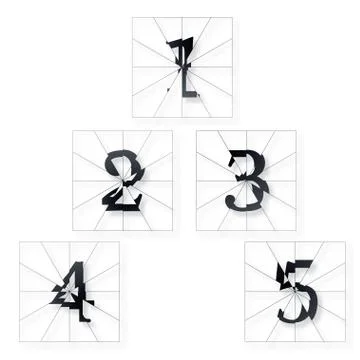 Numbers Stock Illustration