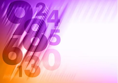 Numbers Stock Illustration