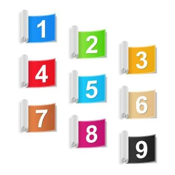 Numbers Stock Illustration